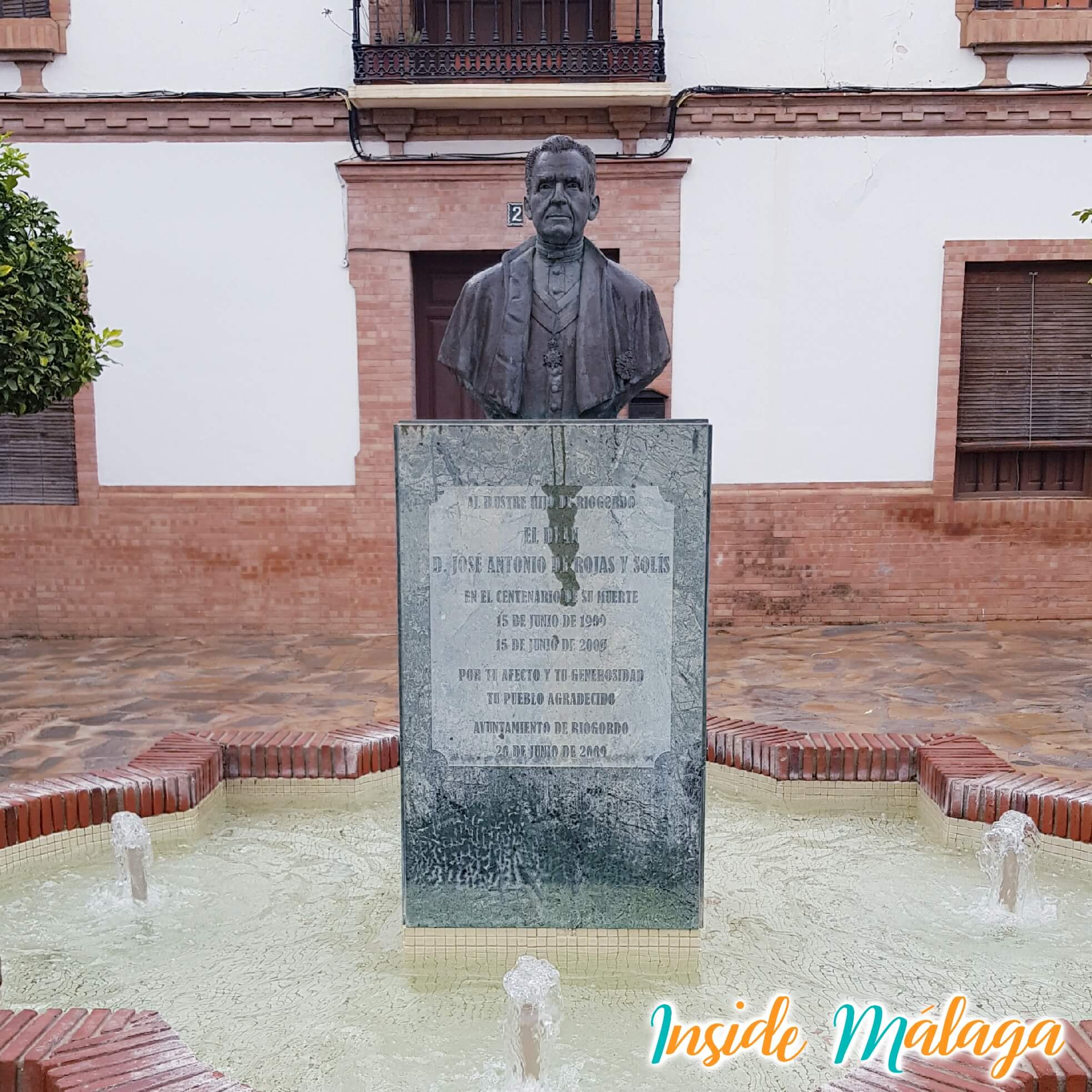 Jose Antonio de Rojas y Solis Monumento Riogordo Malaga