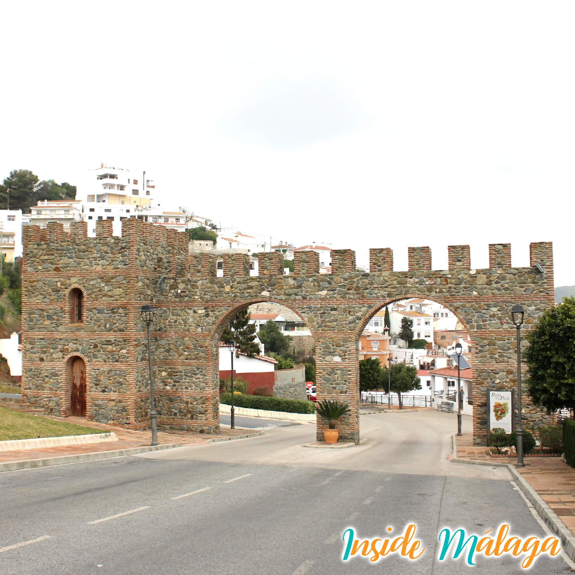 Entrance Arch Tower Moclinejo Malaga