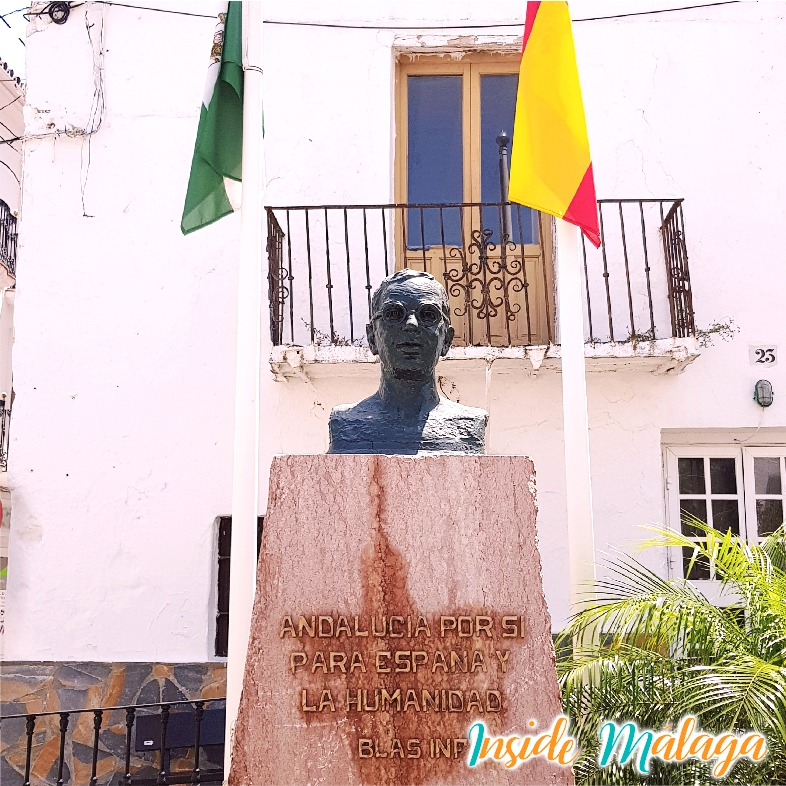 Monument Statue Blas Infante Casares Malaga