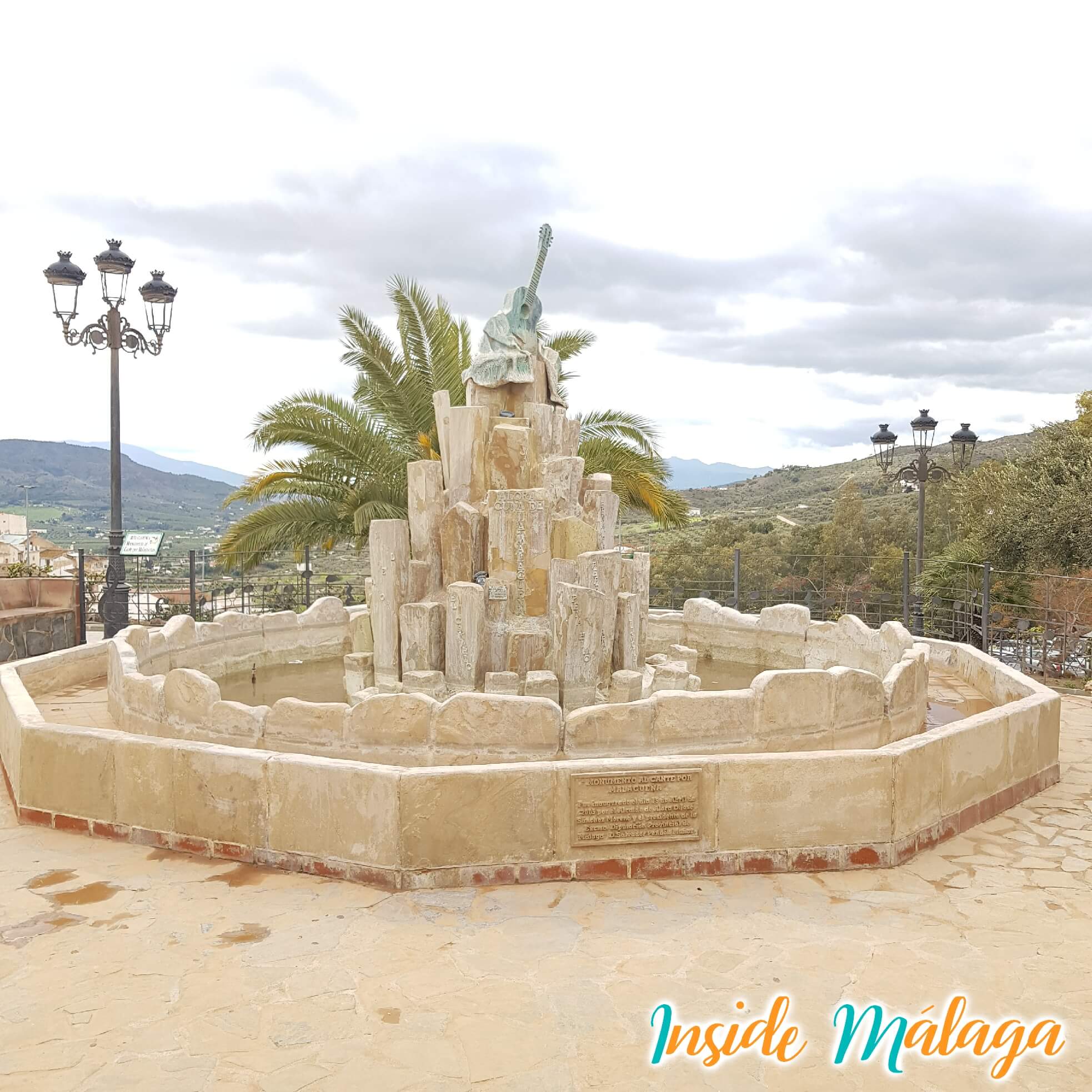 Monument Fountain Malagueña Alora Malaga